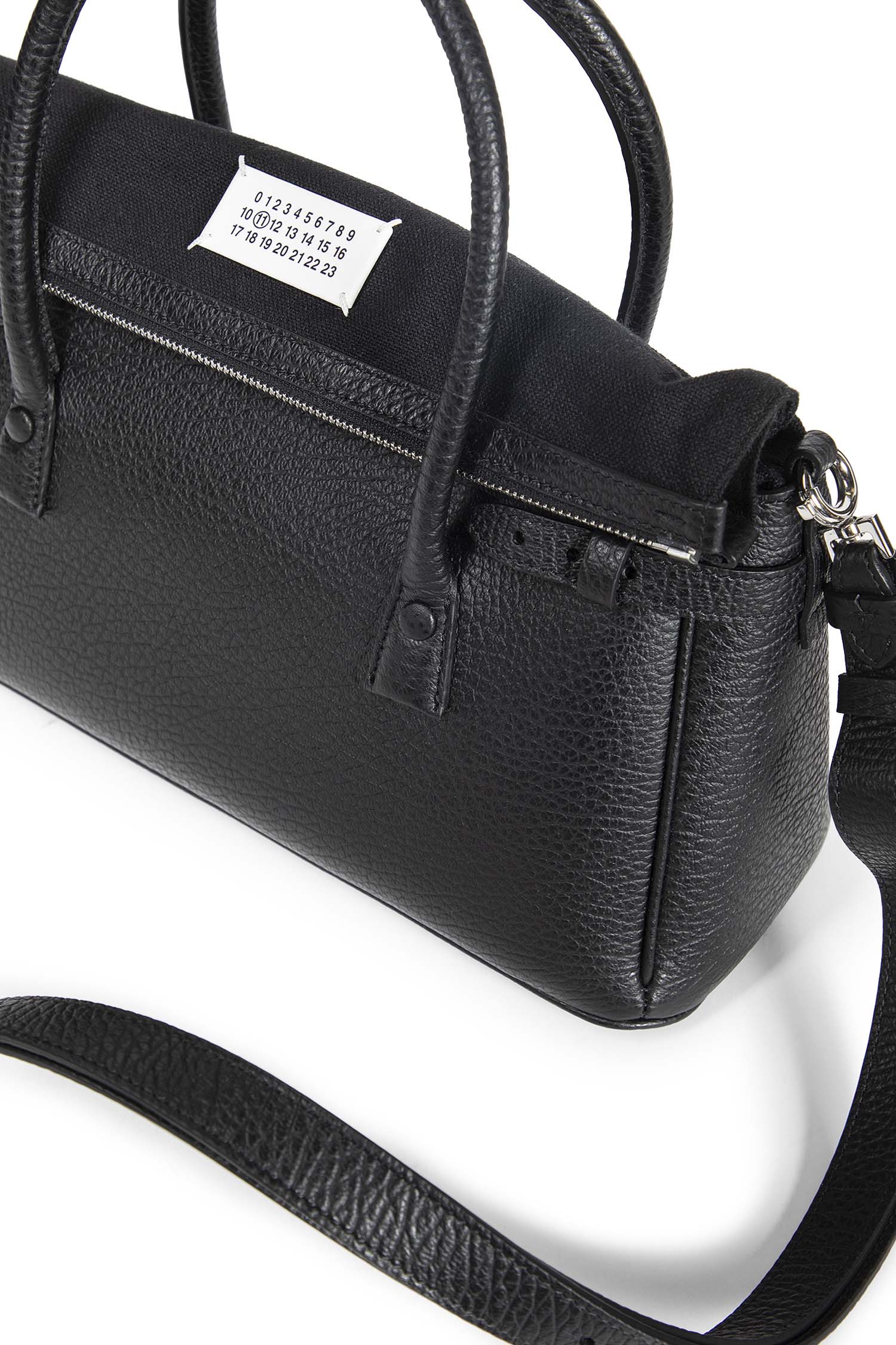 MAISON MARGIELA WOMAN BLACK TOP HANDLE BAGS