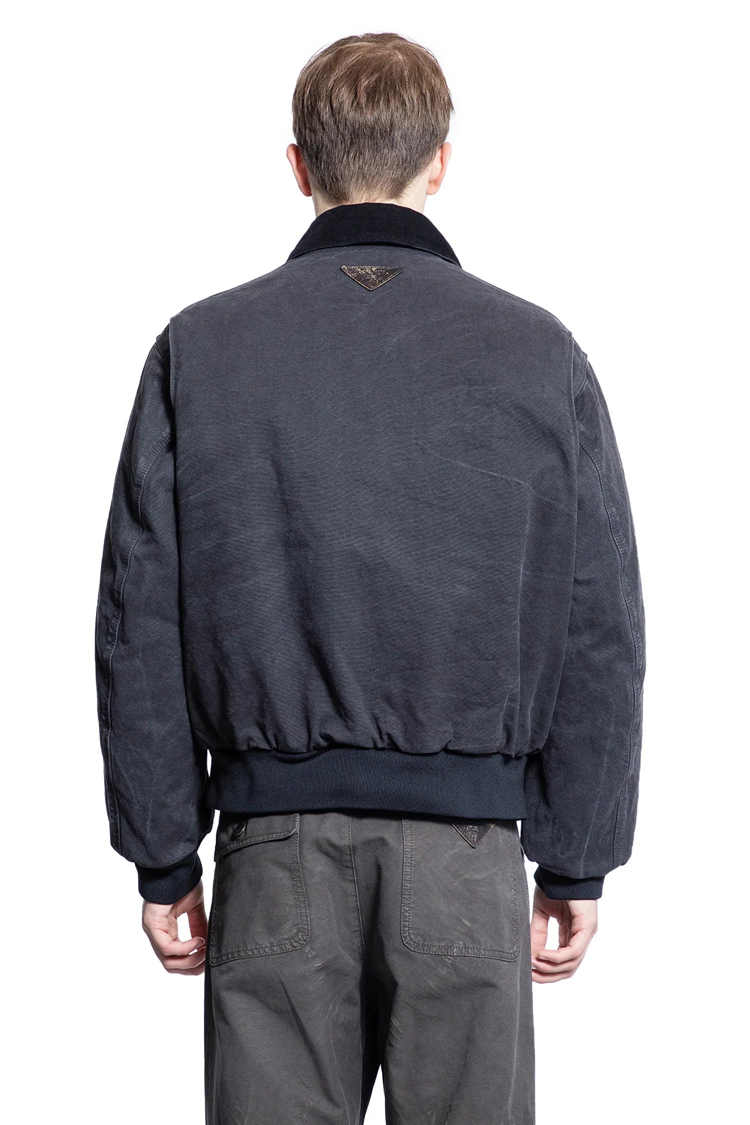 Shearling Collar Blouson Jacket - Antonioli.eu