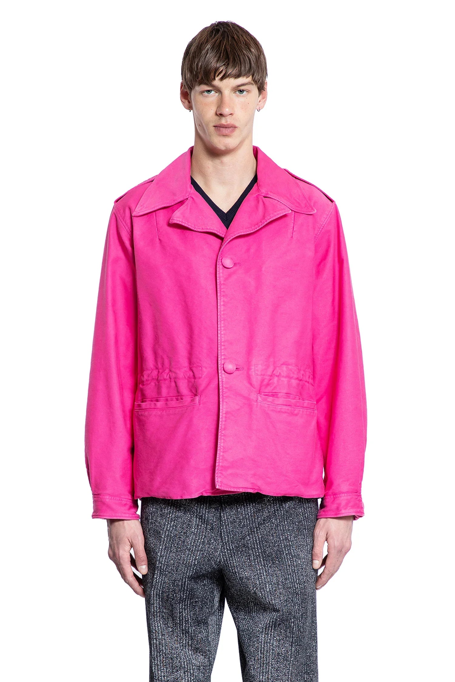 Cotton Blouson Jacket - Antonioli.eu