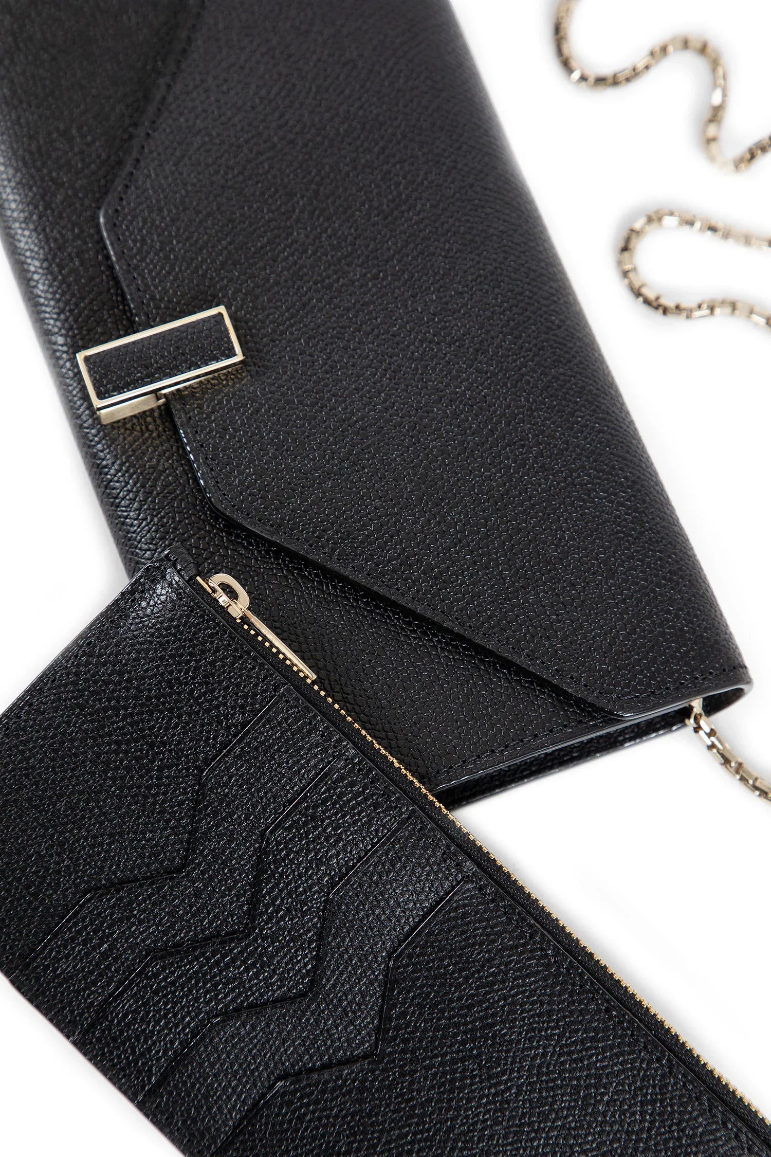 Iside continental purse with chain - Antonioli.eu