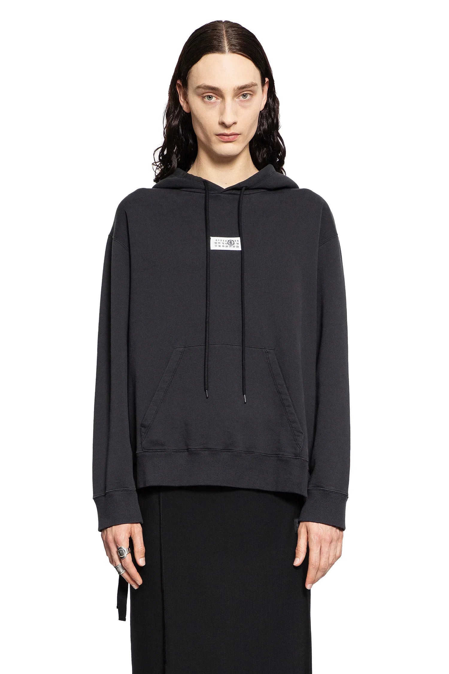 Hooded sweatshirt with logo - Antonioli.eu