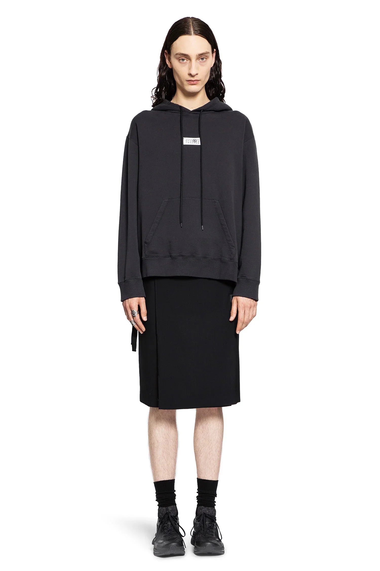 Hooded sweatshirt with logo - Antonioli.eu