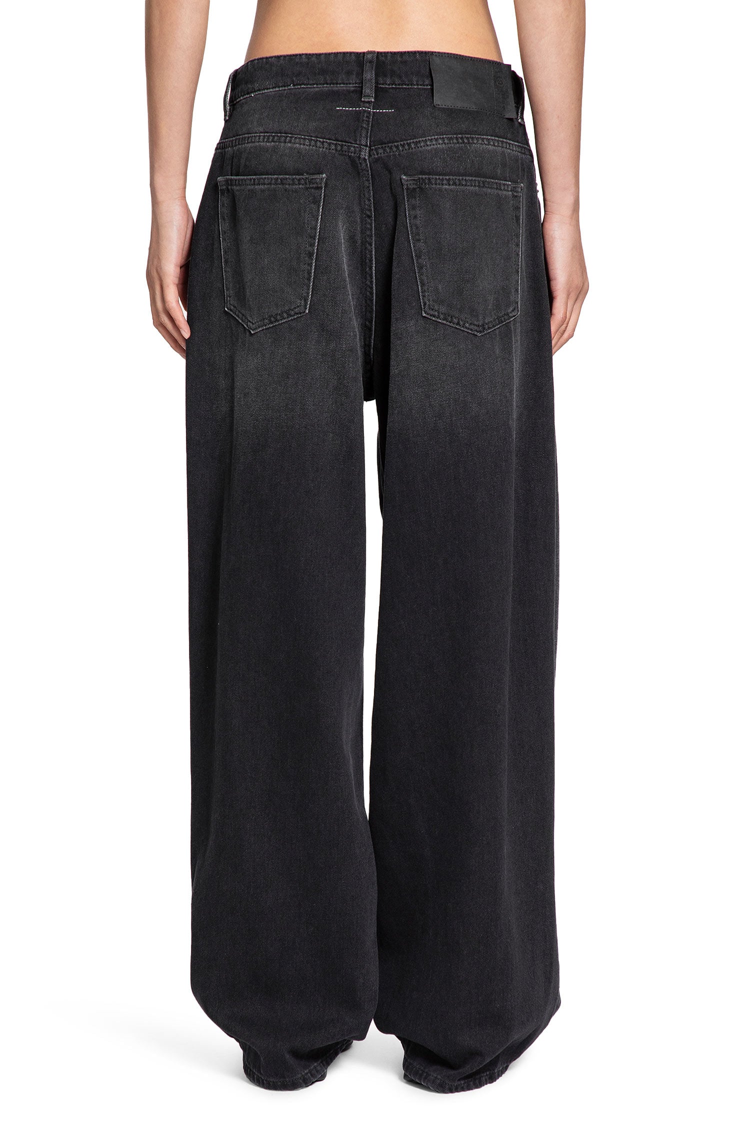 Painted Wide Leg Jeans