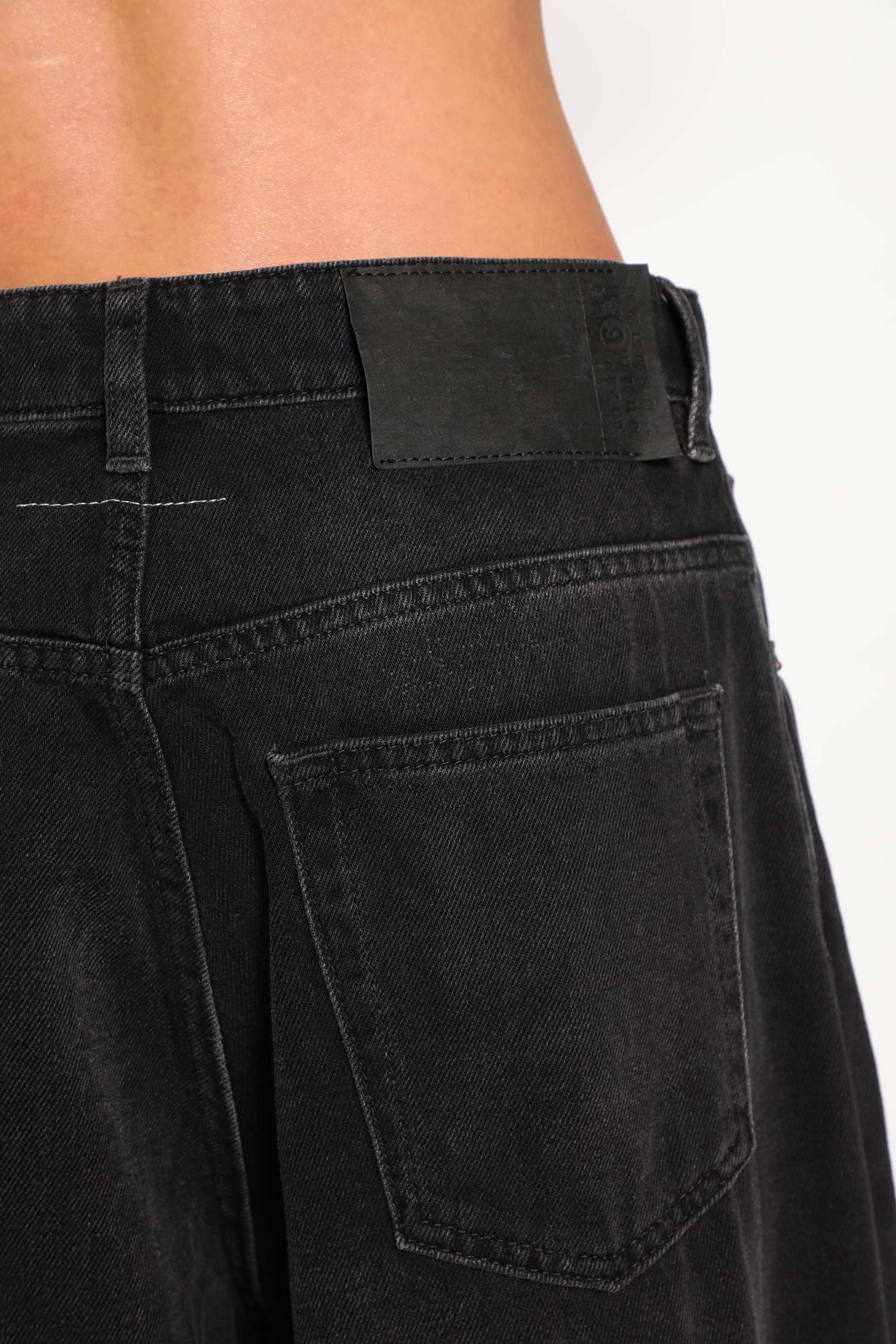 Painted Wide Leg Jeans