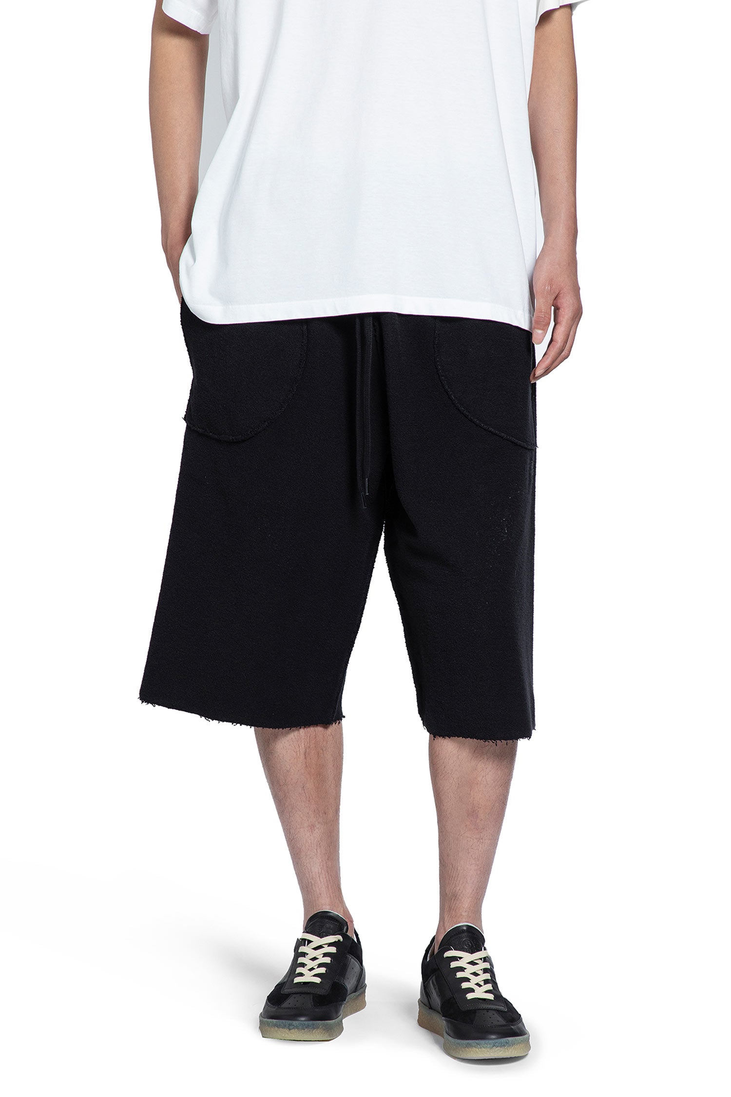 Inside-Out Cotton Jersey Sweatshorts - Antonioli.eu