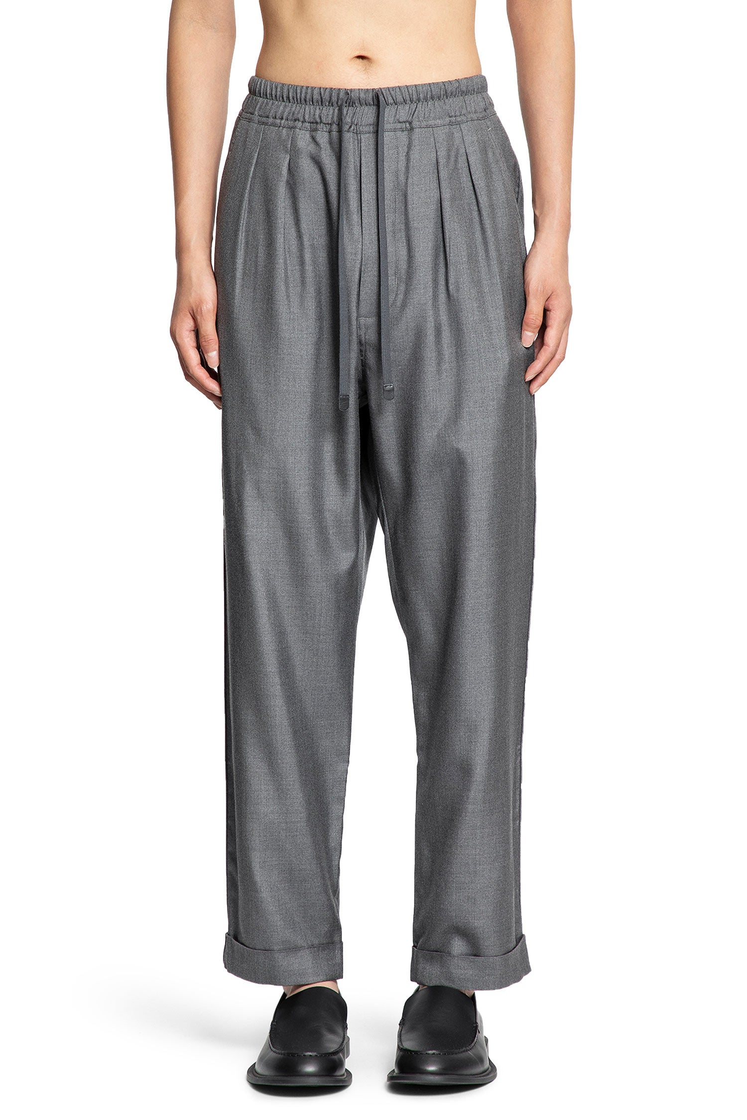 Yarn Dyed Silk Light Pants - Antonioli.eu