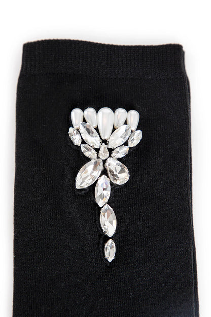 Embellished carnation socks - Antonioli.eu