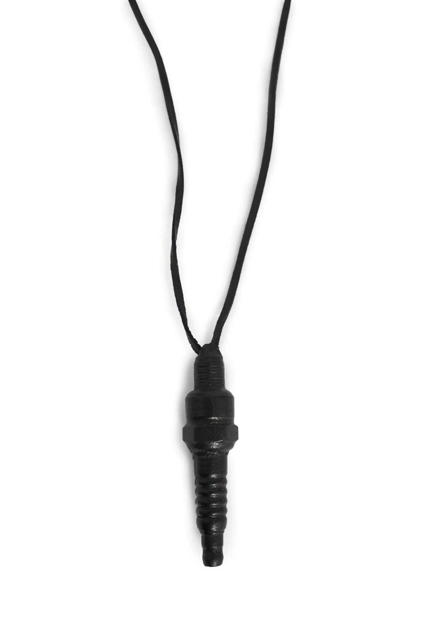 Leather Covered Spark Plug With Ribbon - Antonioli.eu
