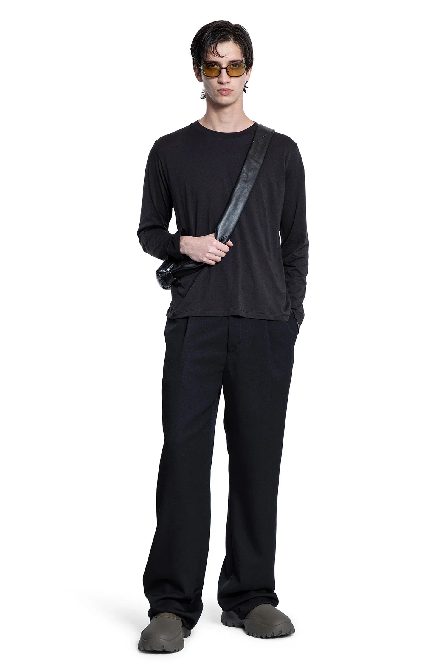 Cotton Jersey Long Sleeve T-Shirt - Antonioli.eu