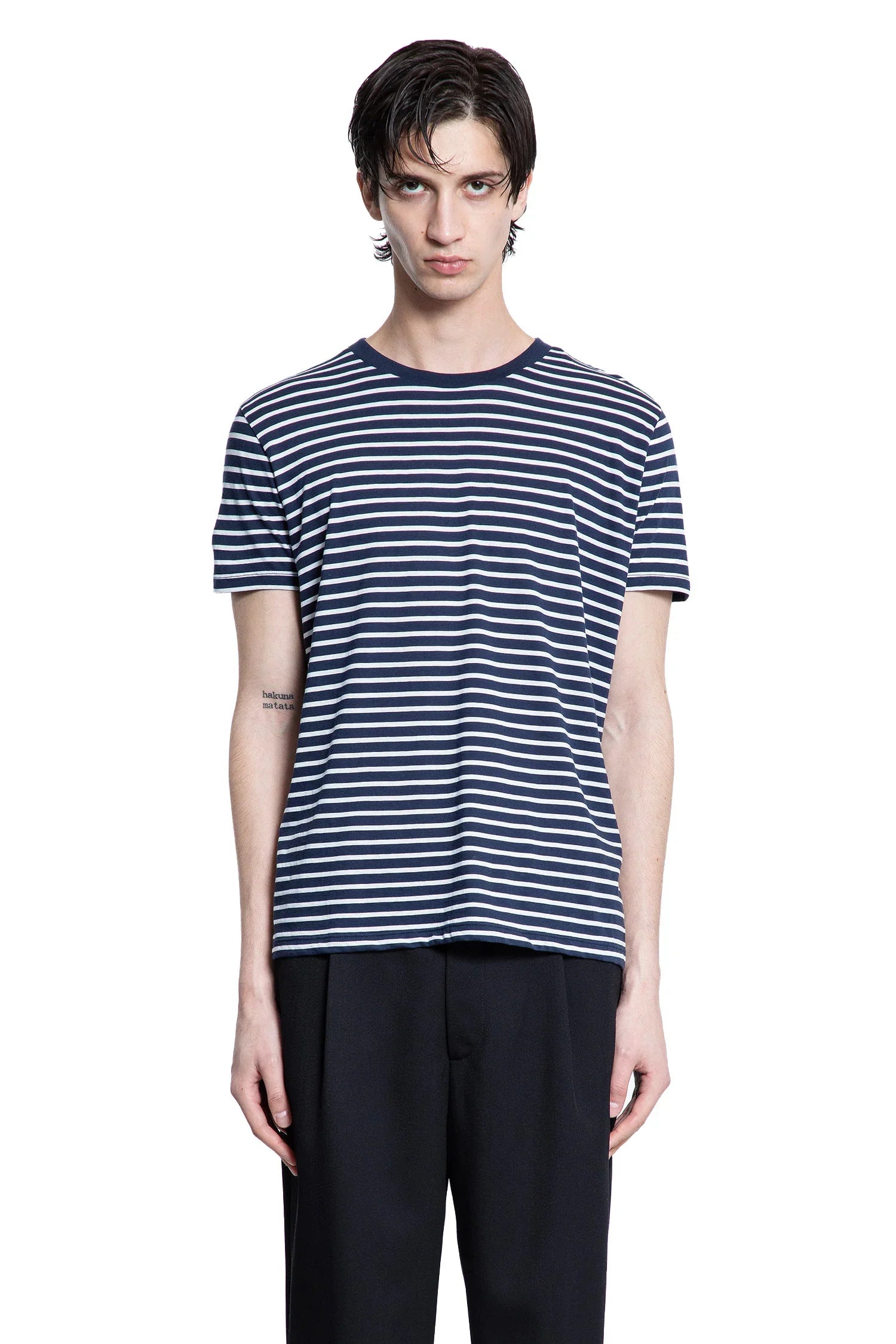 Striped Cotton Jersey T-Shirt - Antonioli.eu