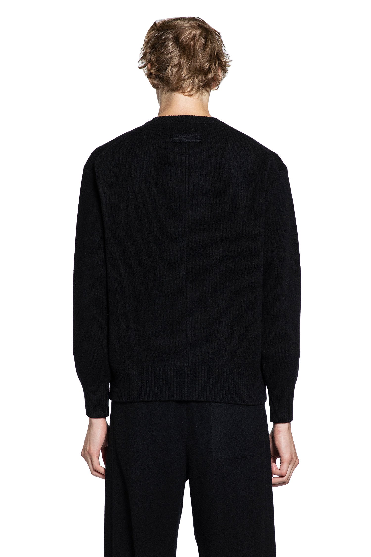 SSSTEIN UNISEX BLACK KNITWEAR