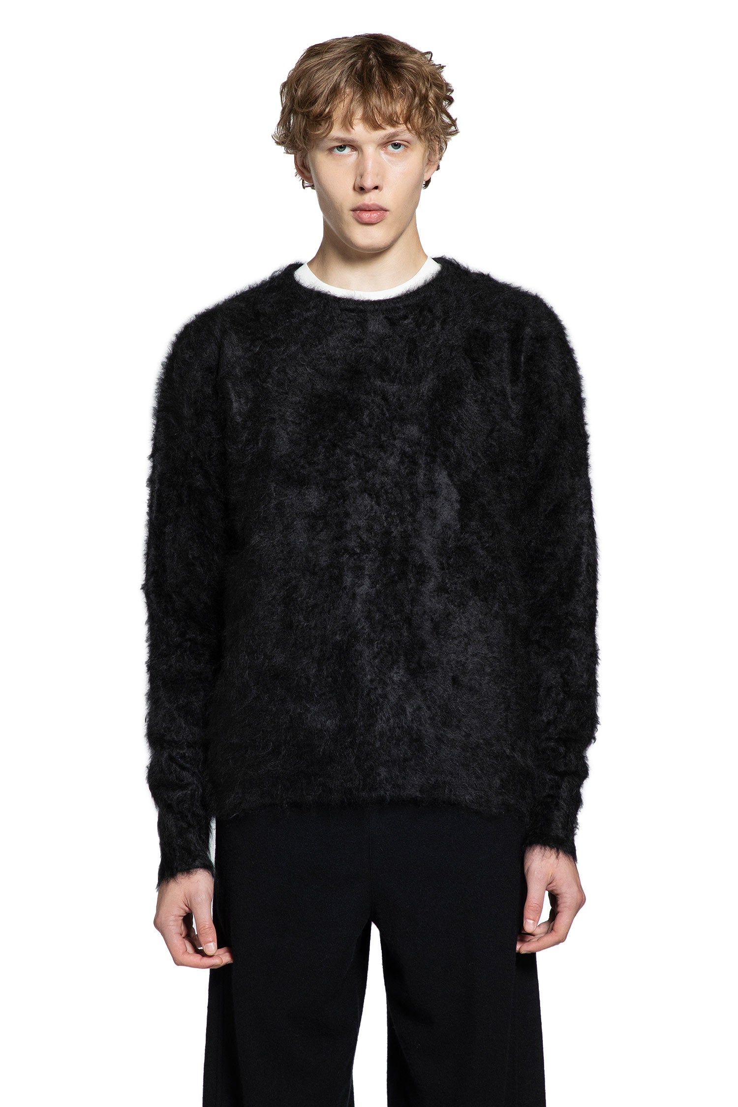 SSSTEIN UNISEX BLACK KNITWEAR