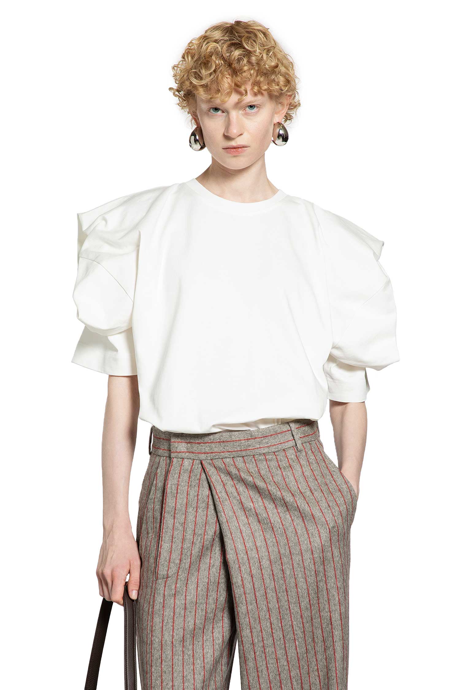 T-Shirt with Floral Details - Antonioli.eu