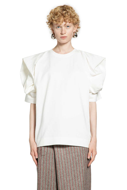 T-Shirt with Floral Details - Antonioli.eu