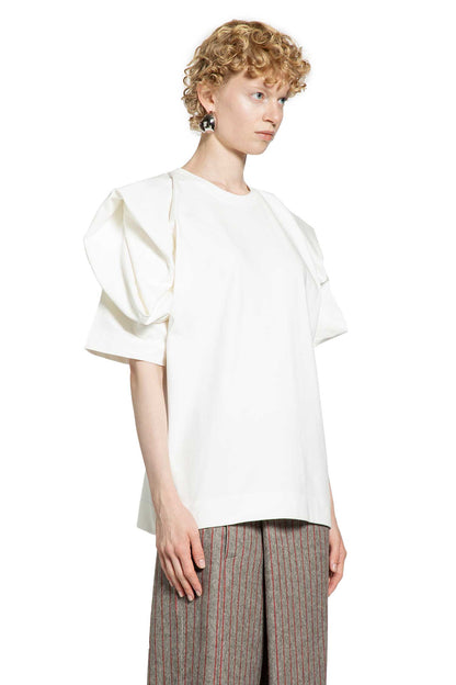 T-Shirt with Floral Details - Antonioli.eu