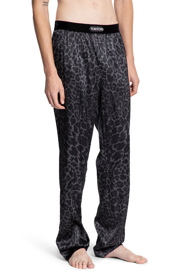 Reflective Leopard Print Pyjamas - Antonioli.eu