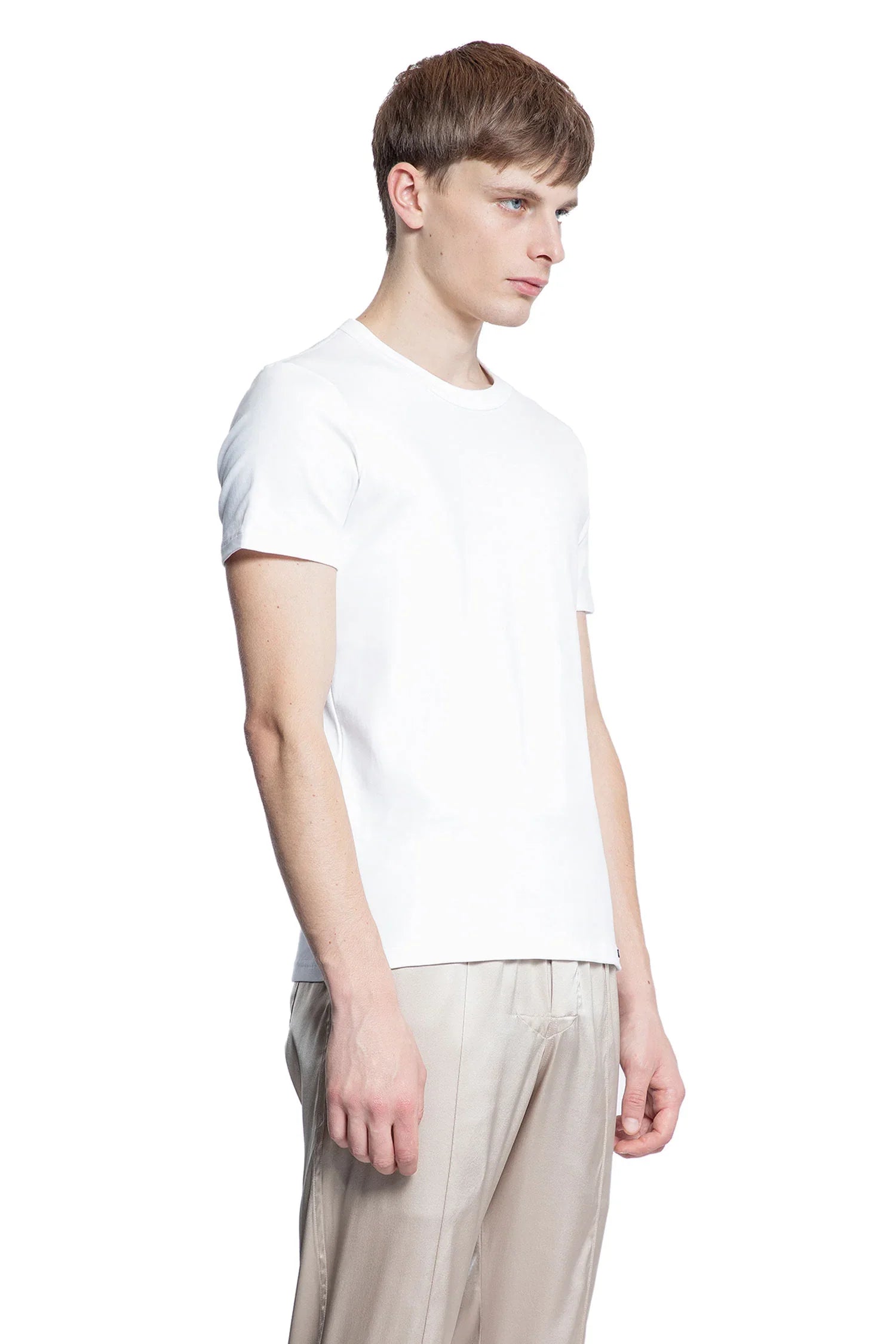 Stretch Cotton Jersey T-Shirt - Antonioli.eu