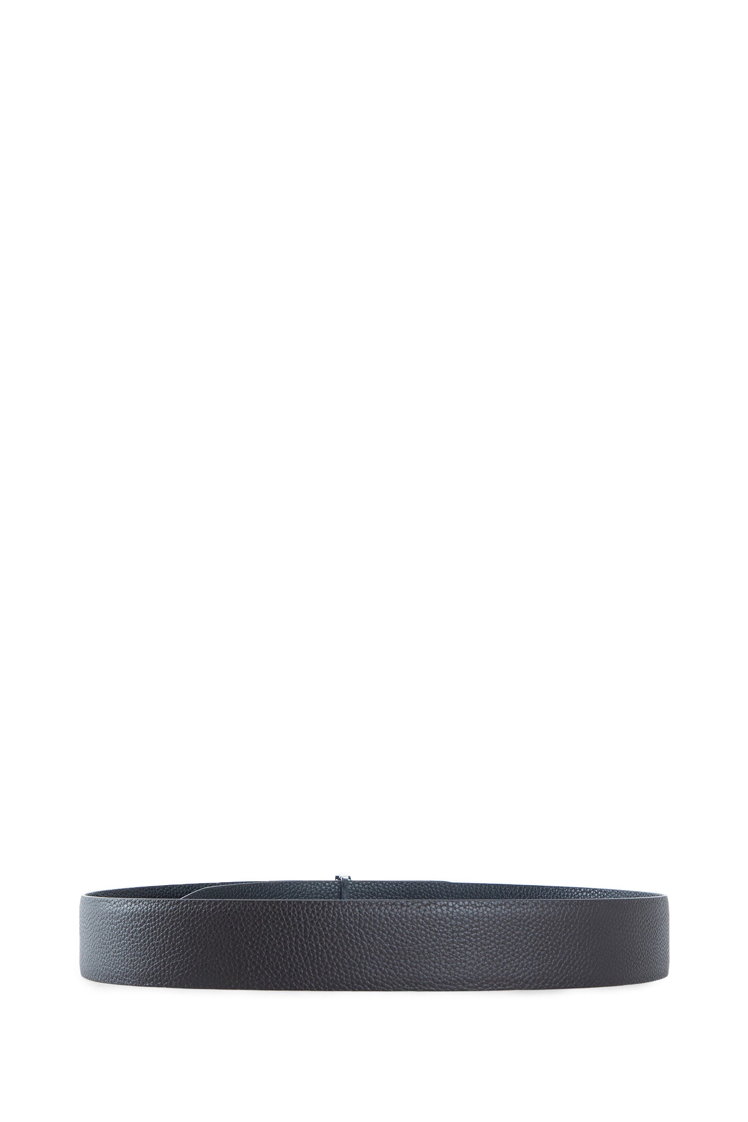 T Icon Belt in Grain Leather