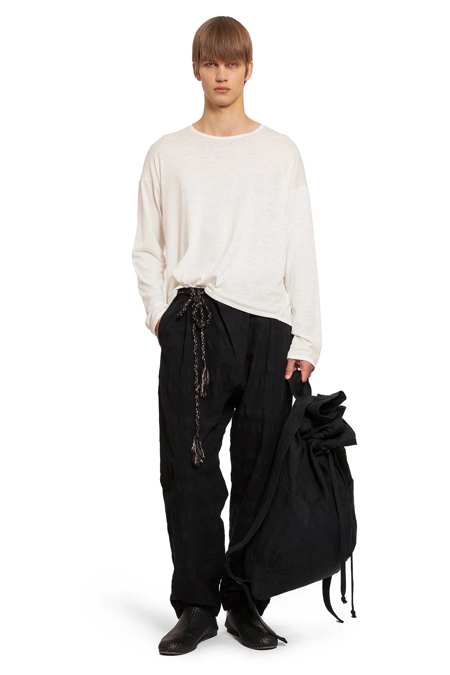 Long sleeve crewneck t-shirt - Antonioli.eu