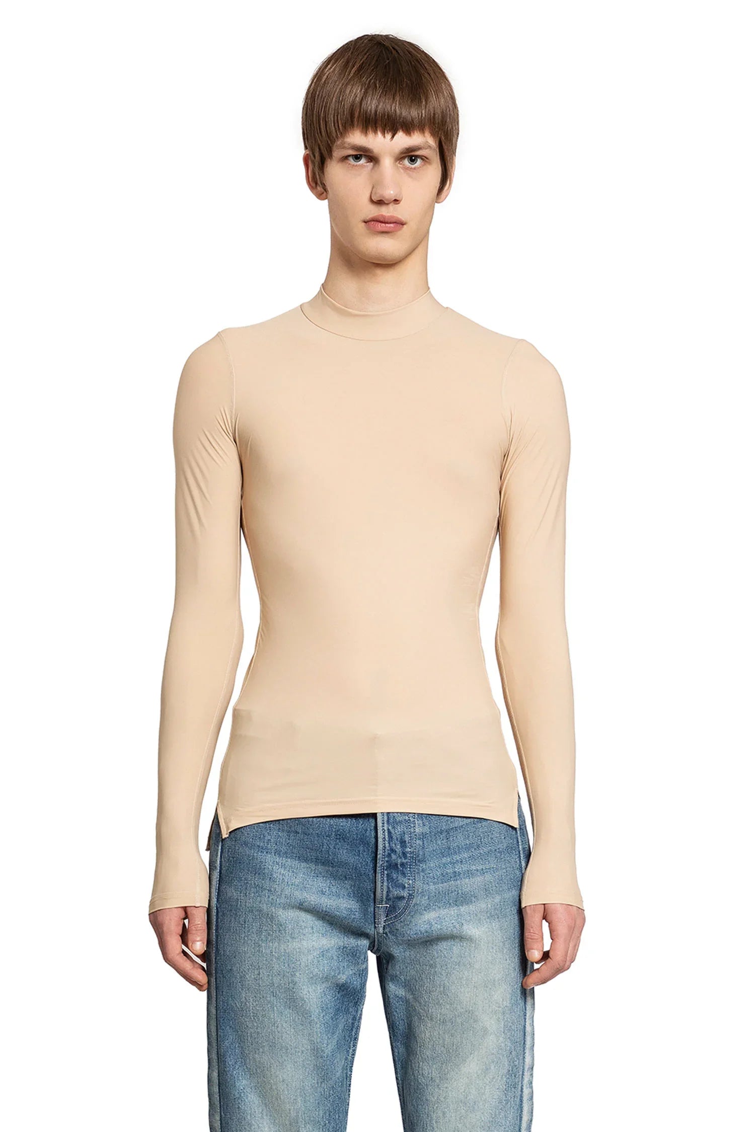 KARMUEL YOUNG MAN BEIGE T-SHIRTS & TANK TOPS - Antonioli.eu
