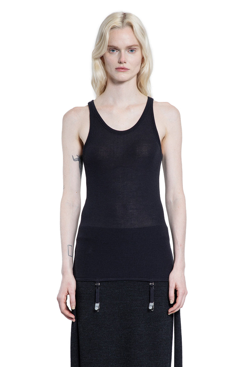 Sleeveless Tank Top with Suspenders - Antonioli.eu
