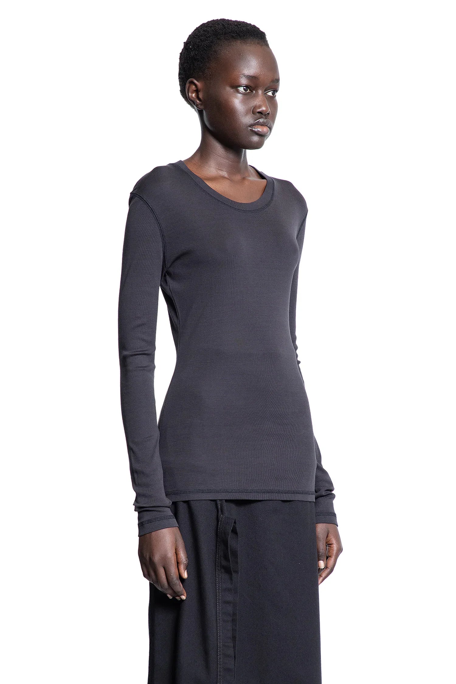 Rib Long Sleeve T-Shirt - Antonioli.eu