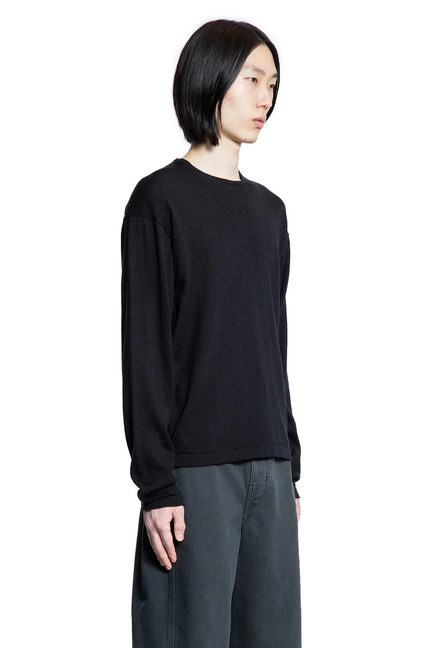 Boxy Jumper in Merino Blend - Antonioli.eu