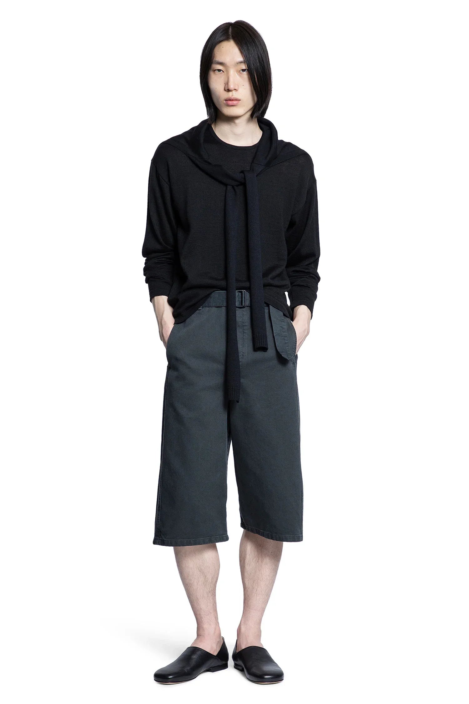 Boxy Jumper in Merino Blend - Antonioli.eu