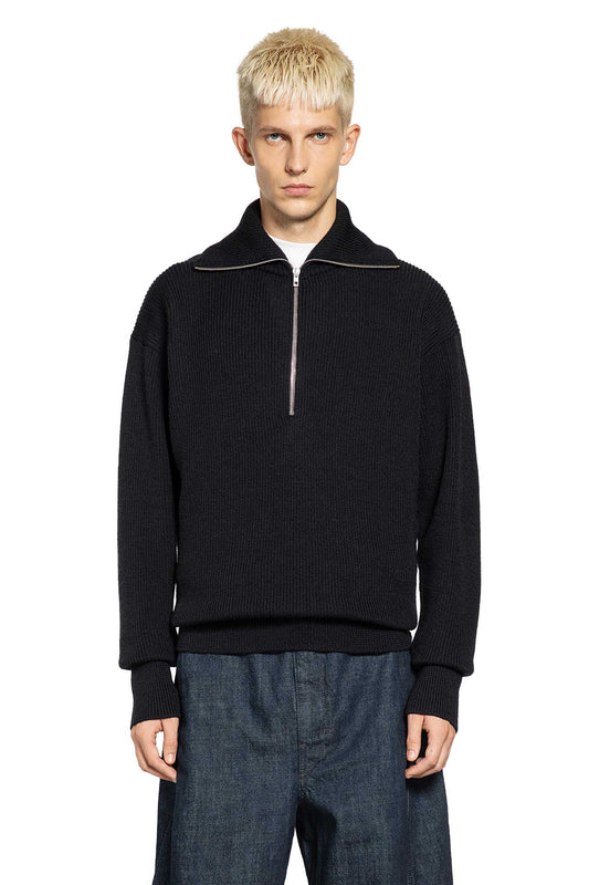 LEMAIRE MAN BLACK SWEATSHIRTS