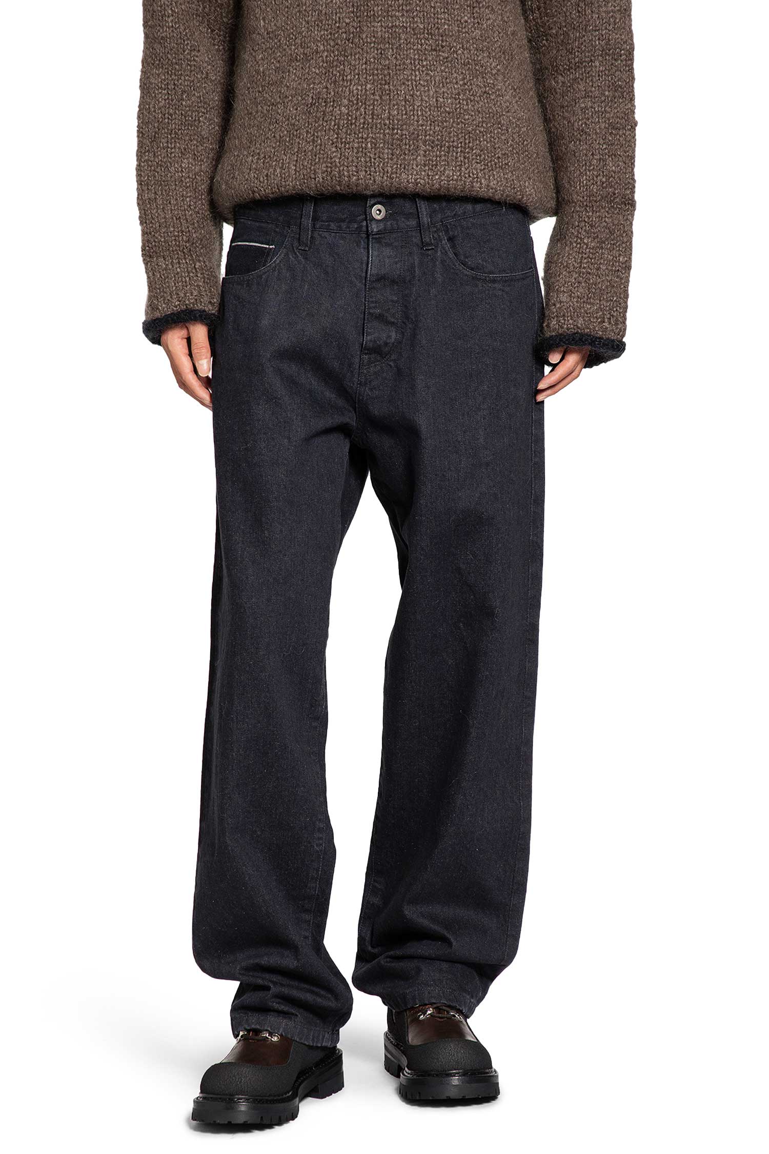 Wide Leg 5 Pocket Jeans - Antonioli.eu
