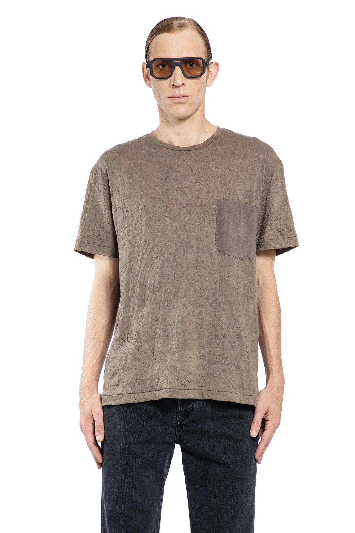 Crinkled Pocket T-Shirt - Antonioli.eu