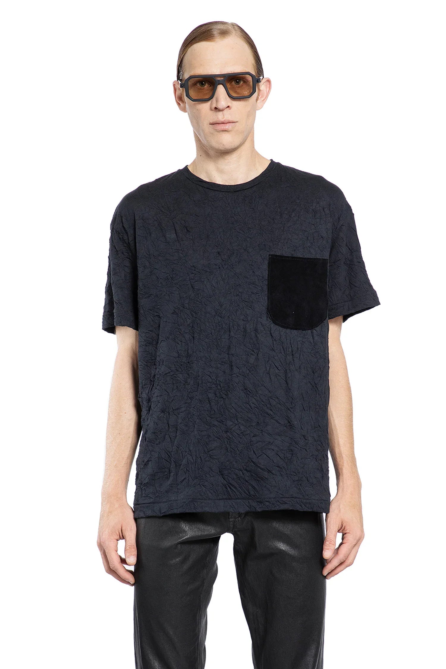 Crinkled Pocket T-Shirt - Antonioli.eu