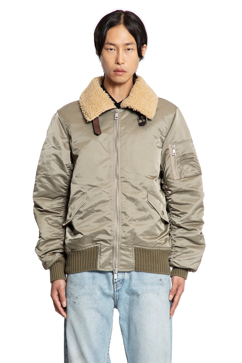 Nylon Shearling Jacket - Antonioli.eu