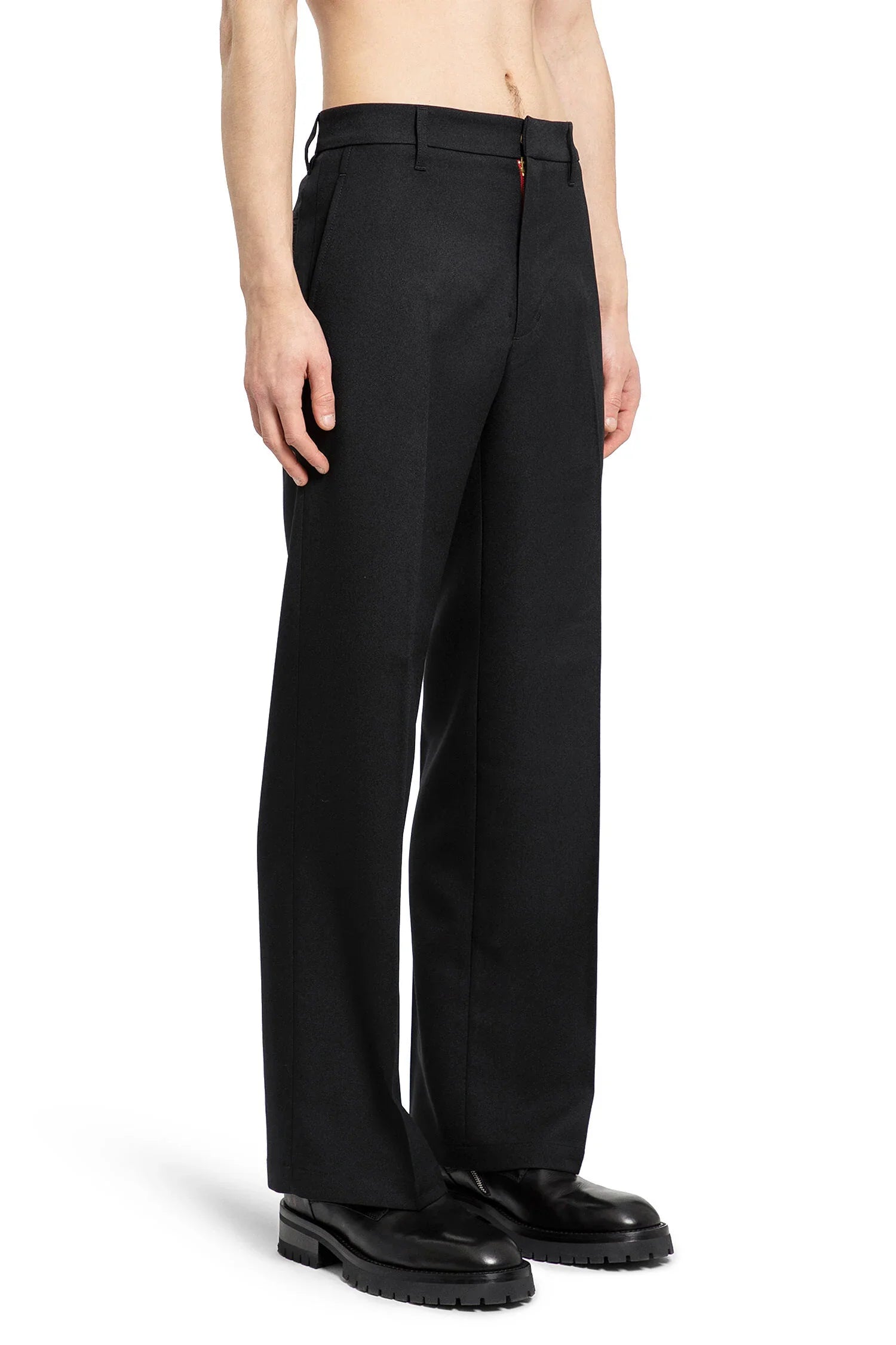 STOCKHOLM SURFBOARD CLUB MAN BLACK TROUSERS - Antonioli.eu