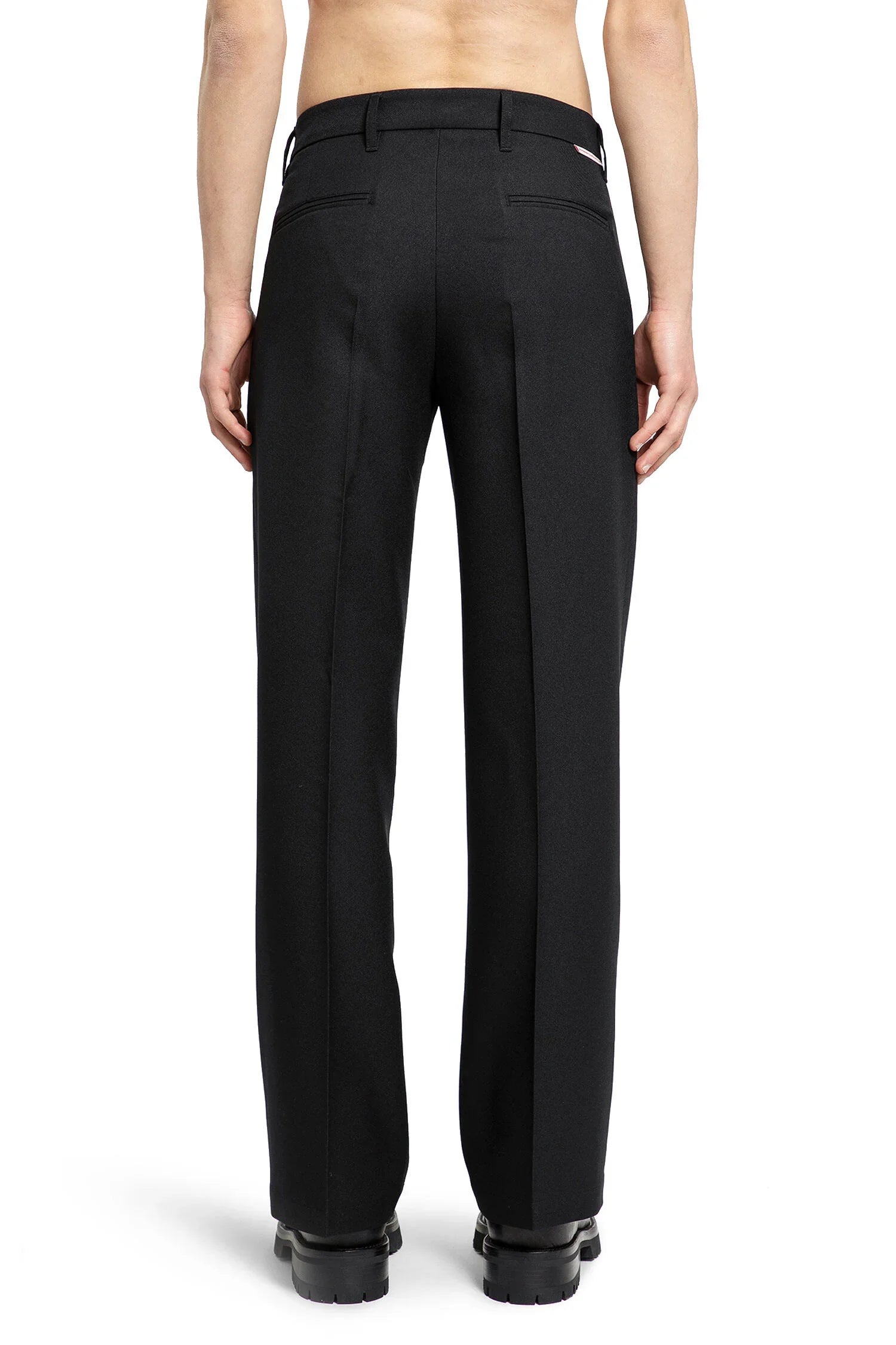 STOCKHOLM SURFBOARD CLUB MAN BLACK TROUSERS - Antonioli.eu