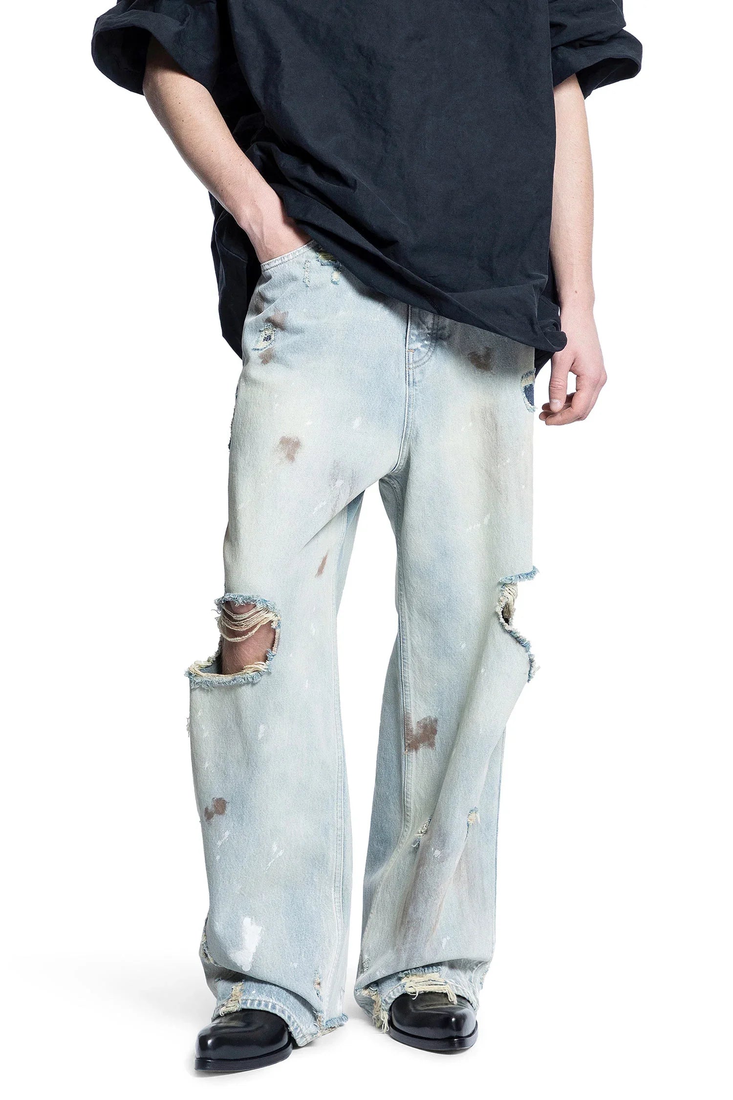 VETEMENTS MAN BLUE JEANS - Antonioli.eu