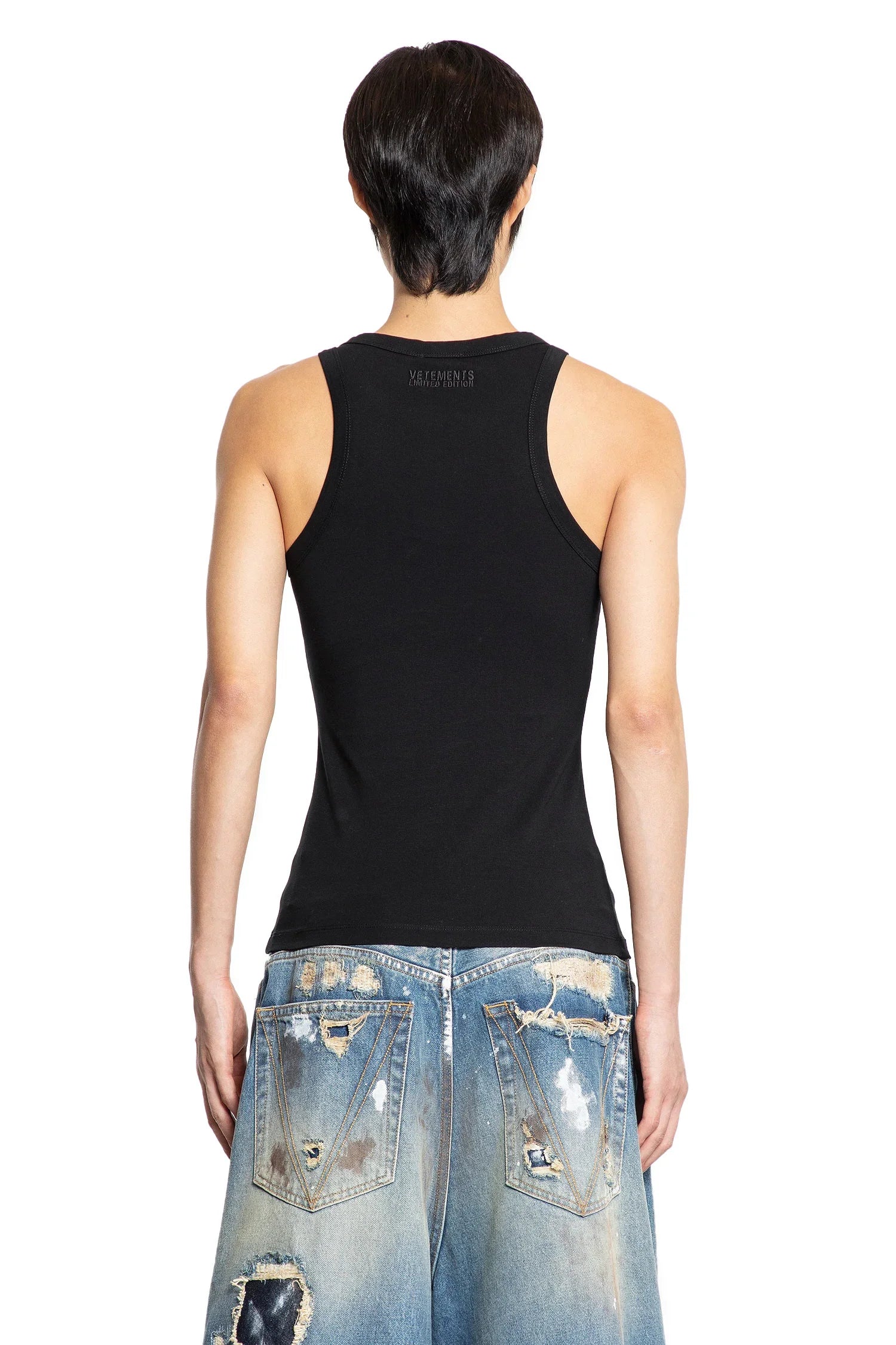VETEMENTS MAN BLACK T-SHIRTS & TANK TOPS - Antonioli.eu