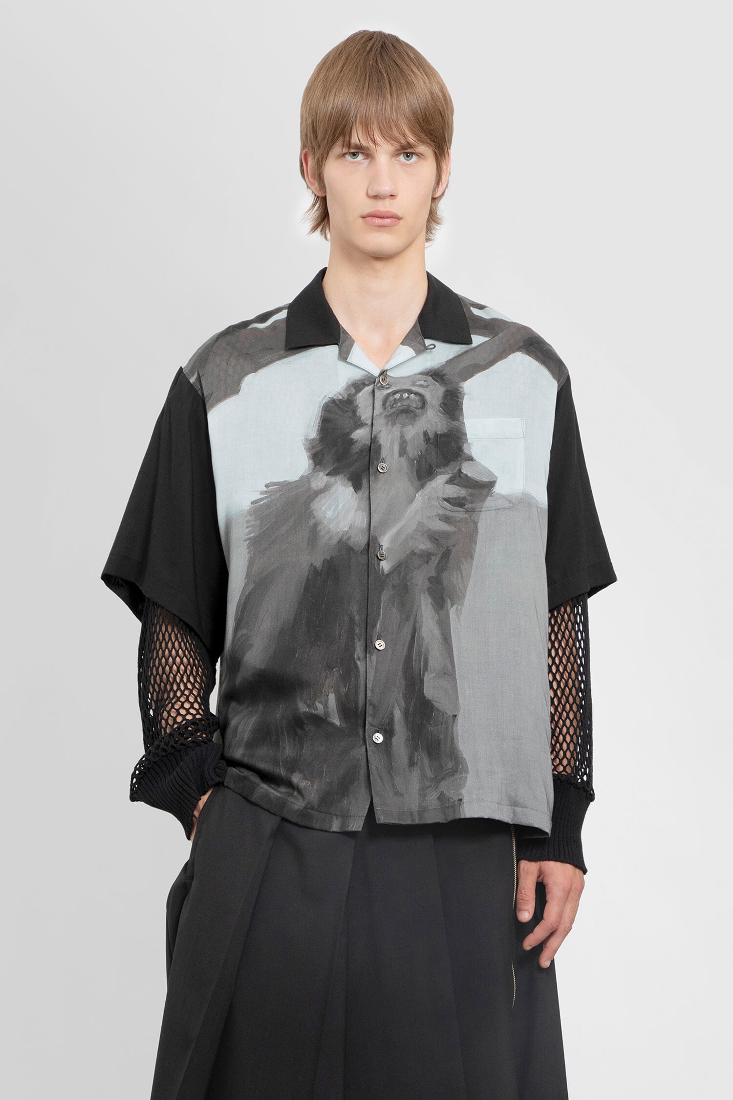 UNDERCOVER MAN BLACK SHIRTS - UNDERCOVER - SHIRTS | Antonioli