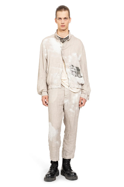 Printed Linen Blouson - Antonioli.eu