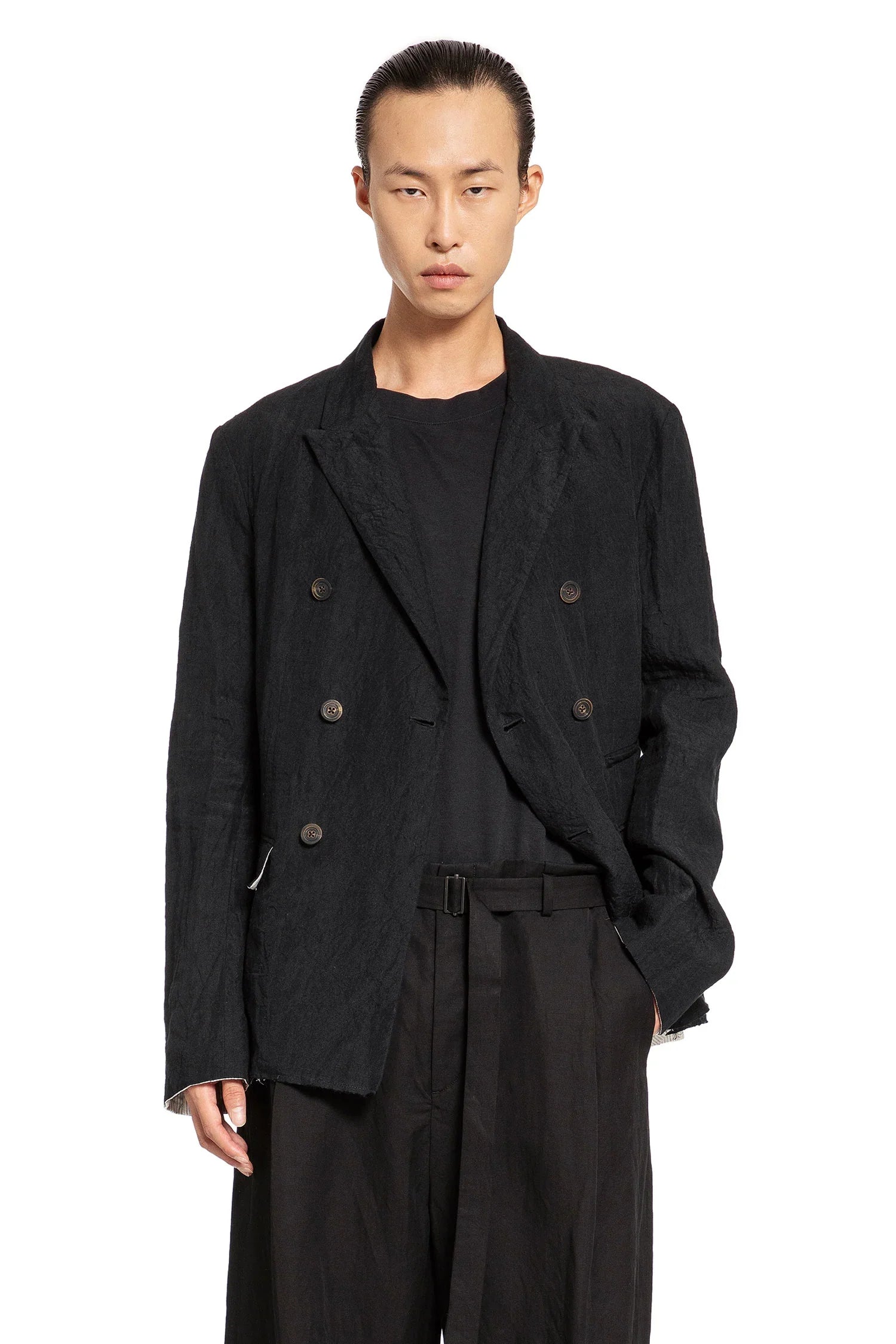 Cropped Doube-Breasted Blazer - Antonioli.eu