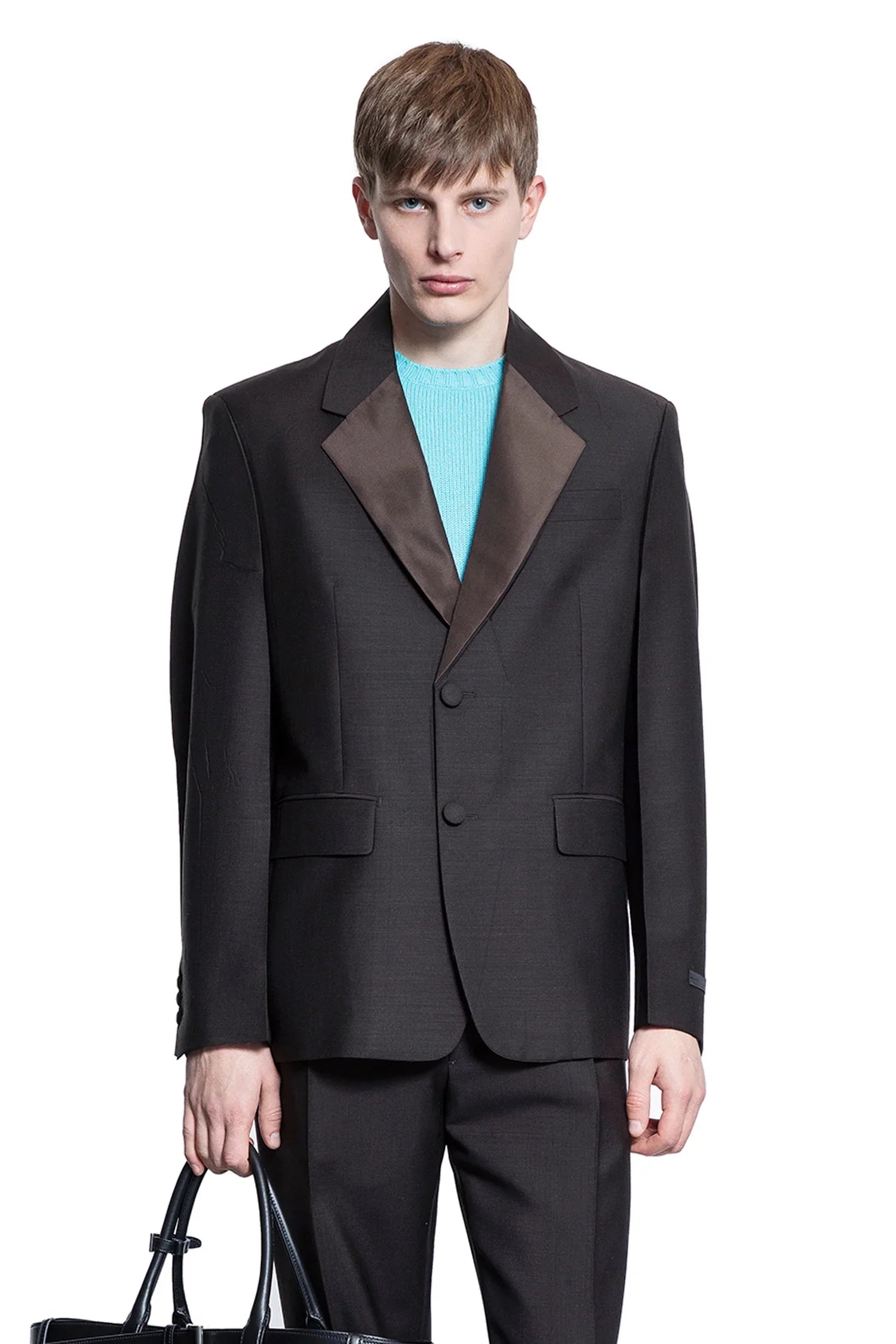 Mohair wool single-breasted jacket - Antonioli.eu