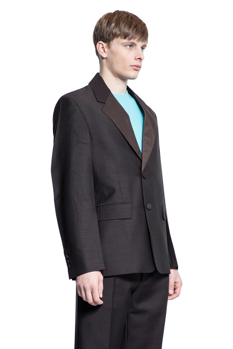 Mohair wool single-breasted jacket - Antonioli.eu