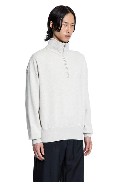 Soft Cotton Quarter-Zip Sweatshirt - Antonioli.eu