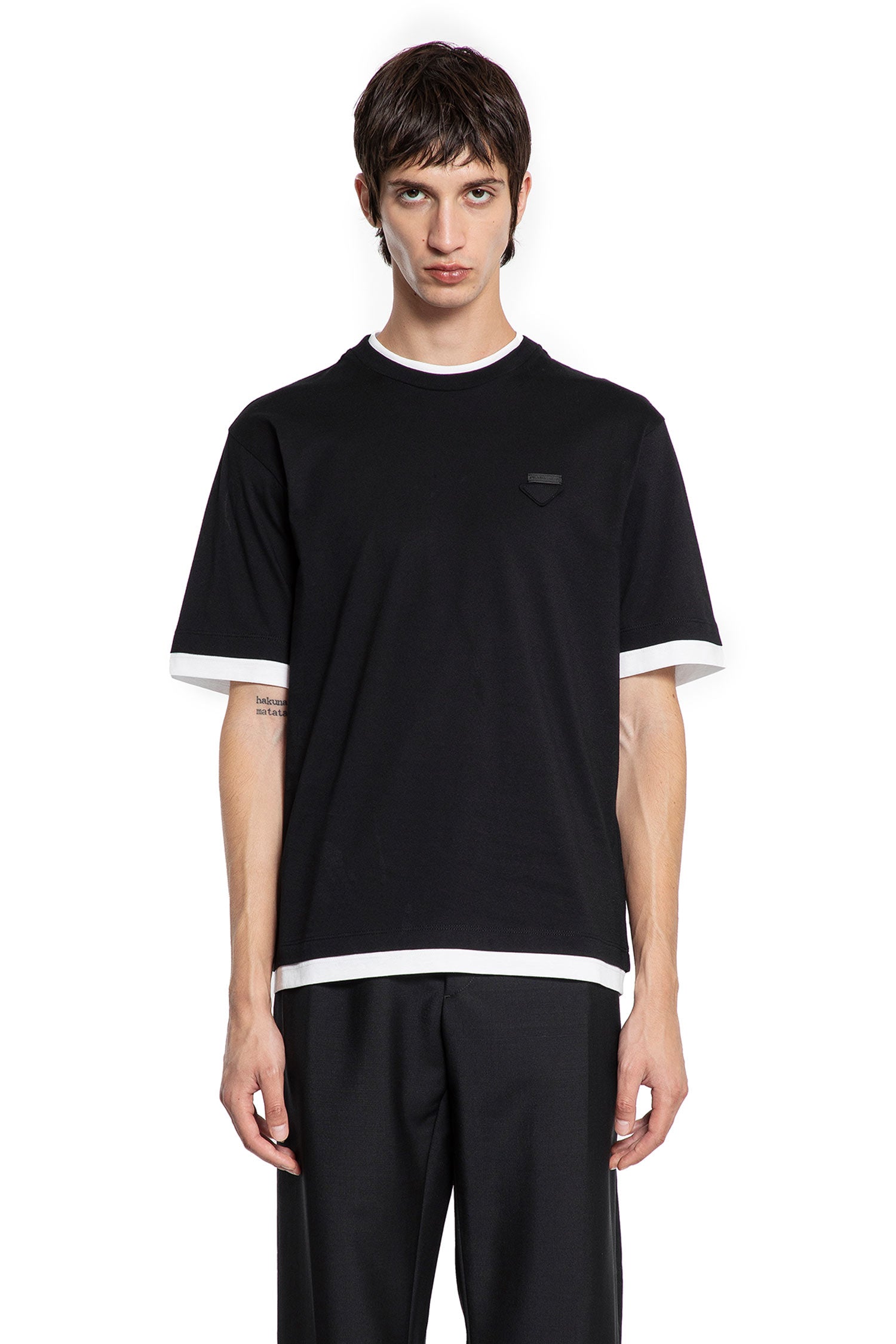 Layered Cotton T-Shirt
