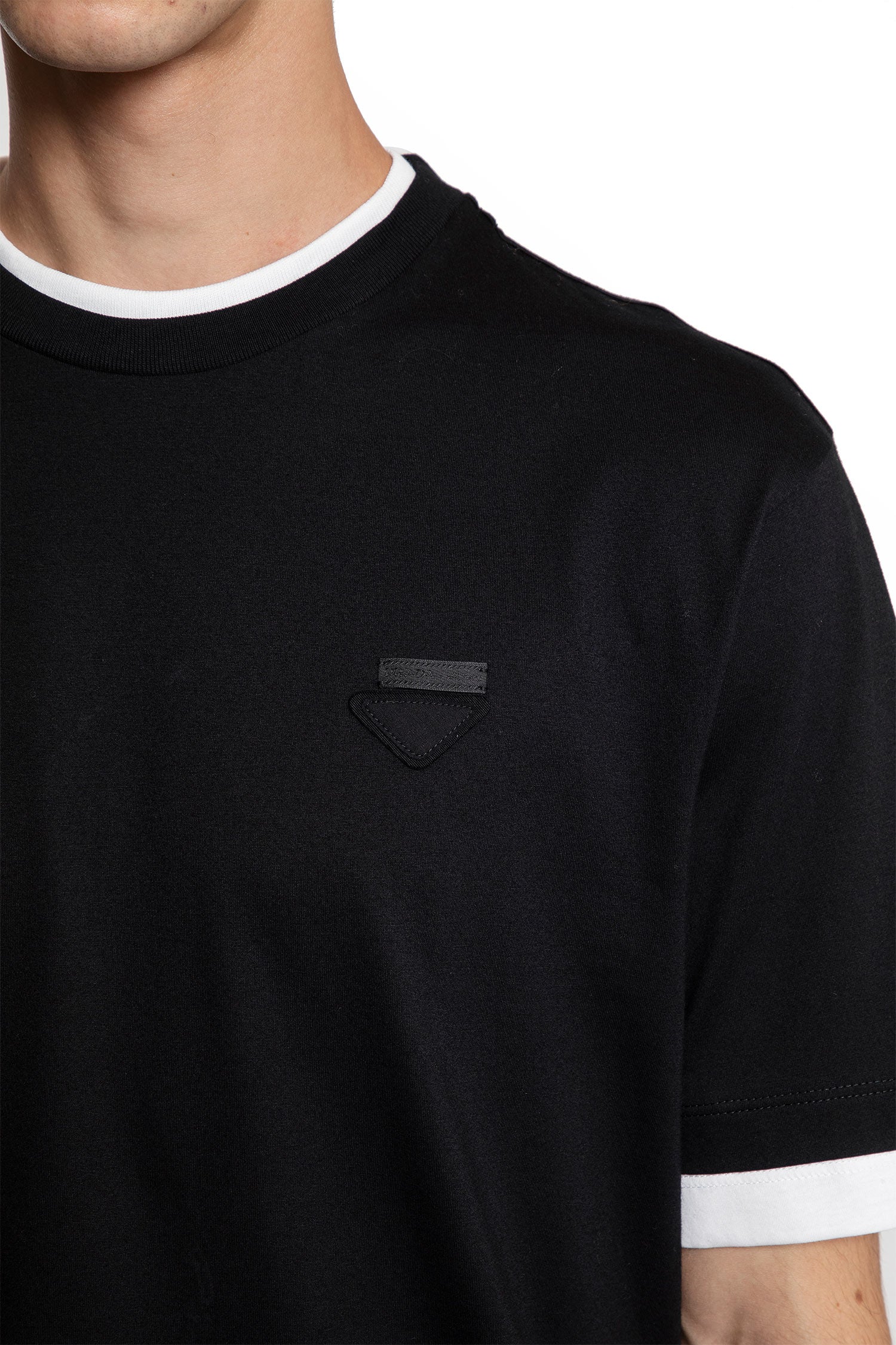 Layered Cotton T-Shirt