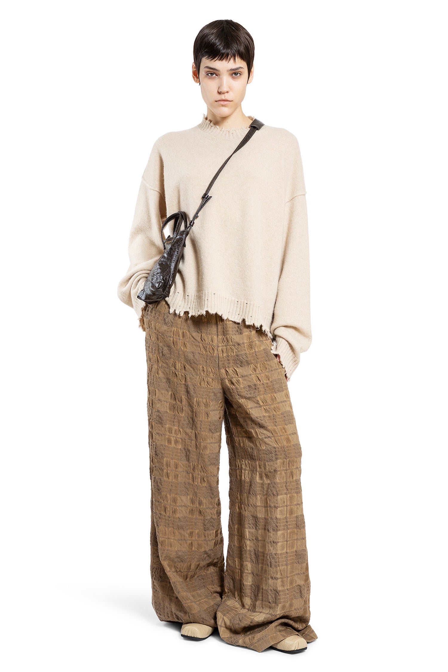 Frayed Cashmere Sweater