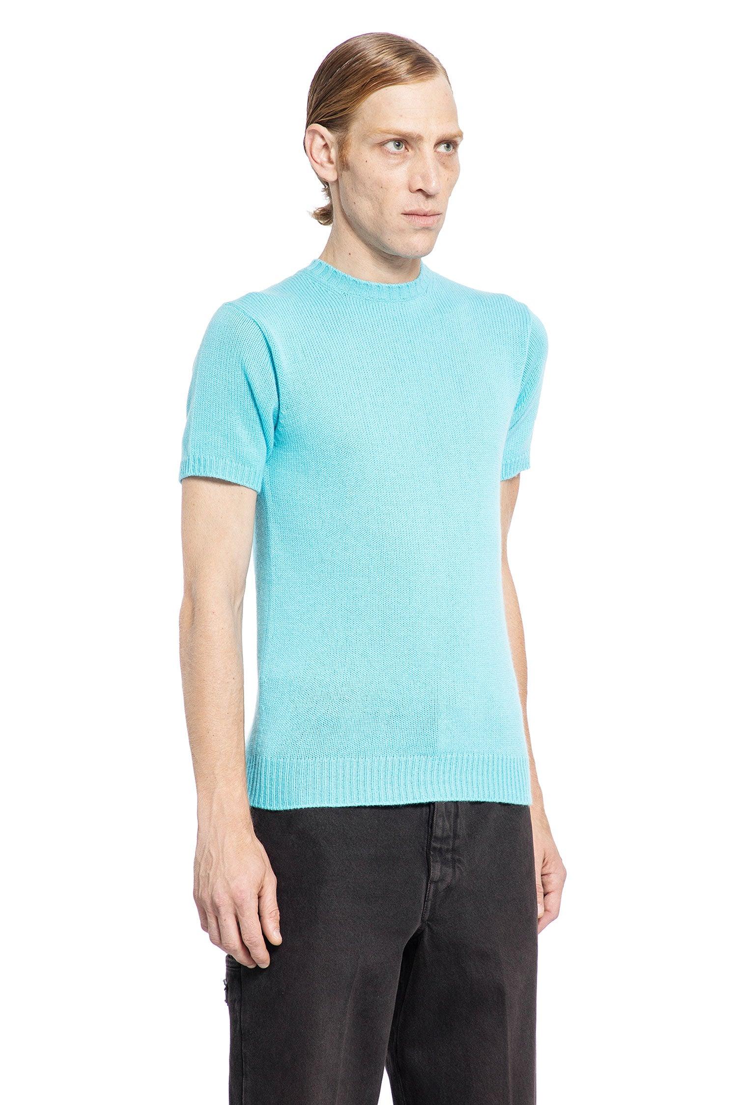 PRADA MAN BLUE T-SHIRTS & TANK TOPS - Antonioli.eu