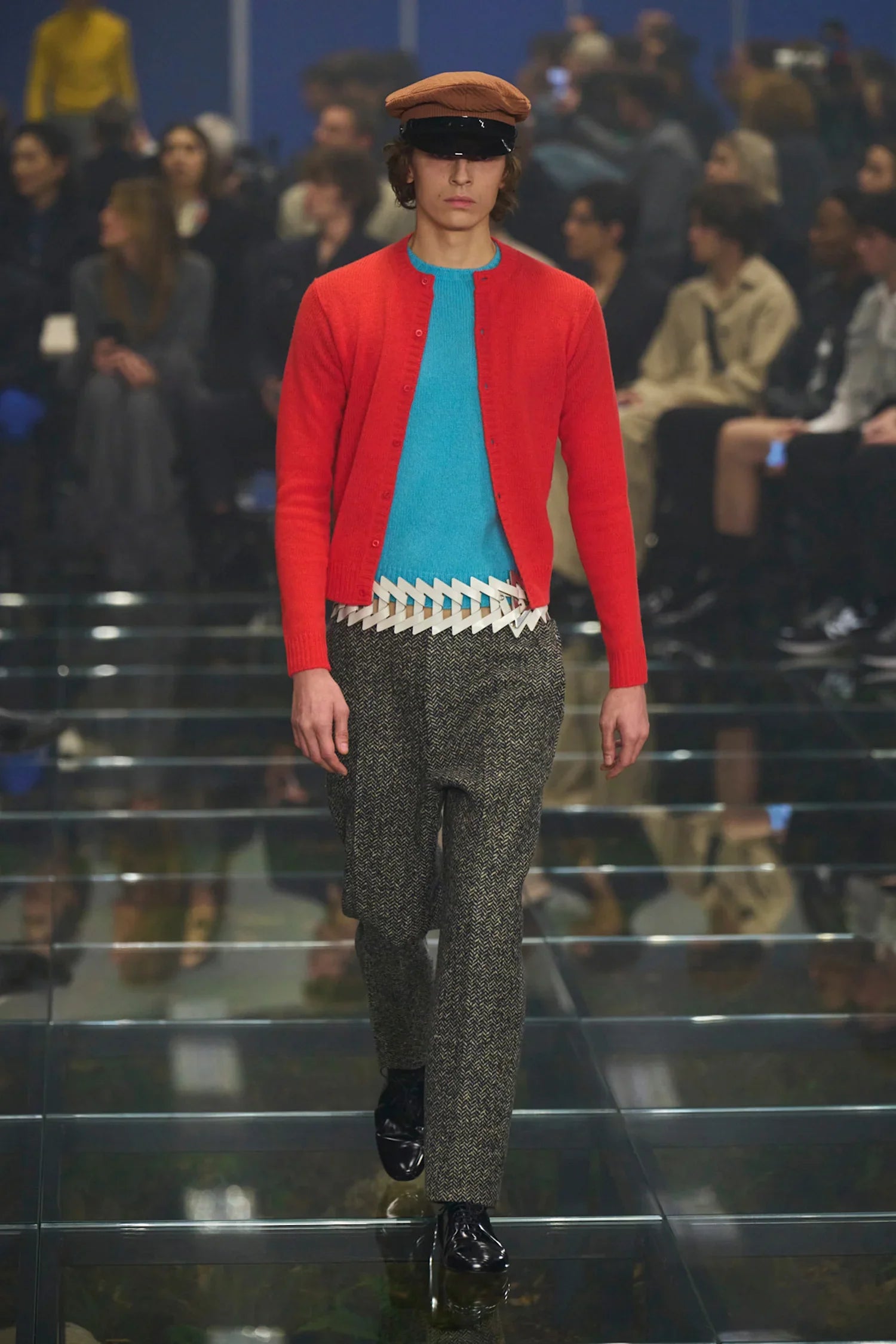 PRADA MAN BLUE T-SHIRTS & TANK TOPS - Antonioli.eu