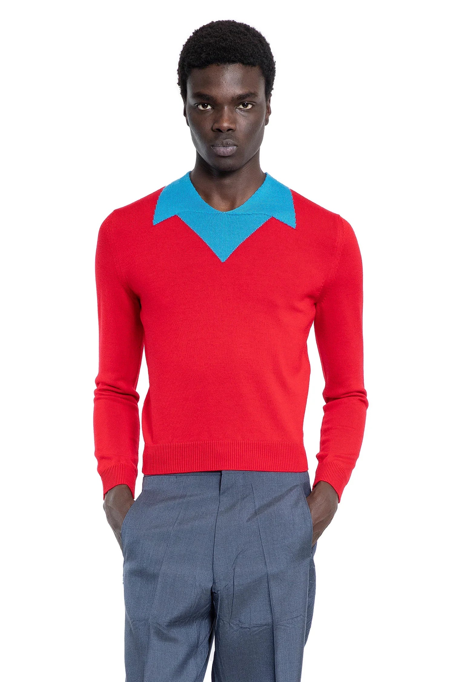 Wool Polo Sweater - Antonioli.eu