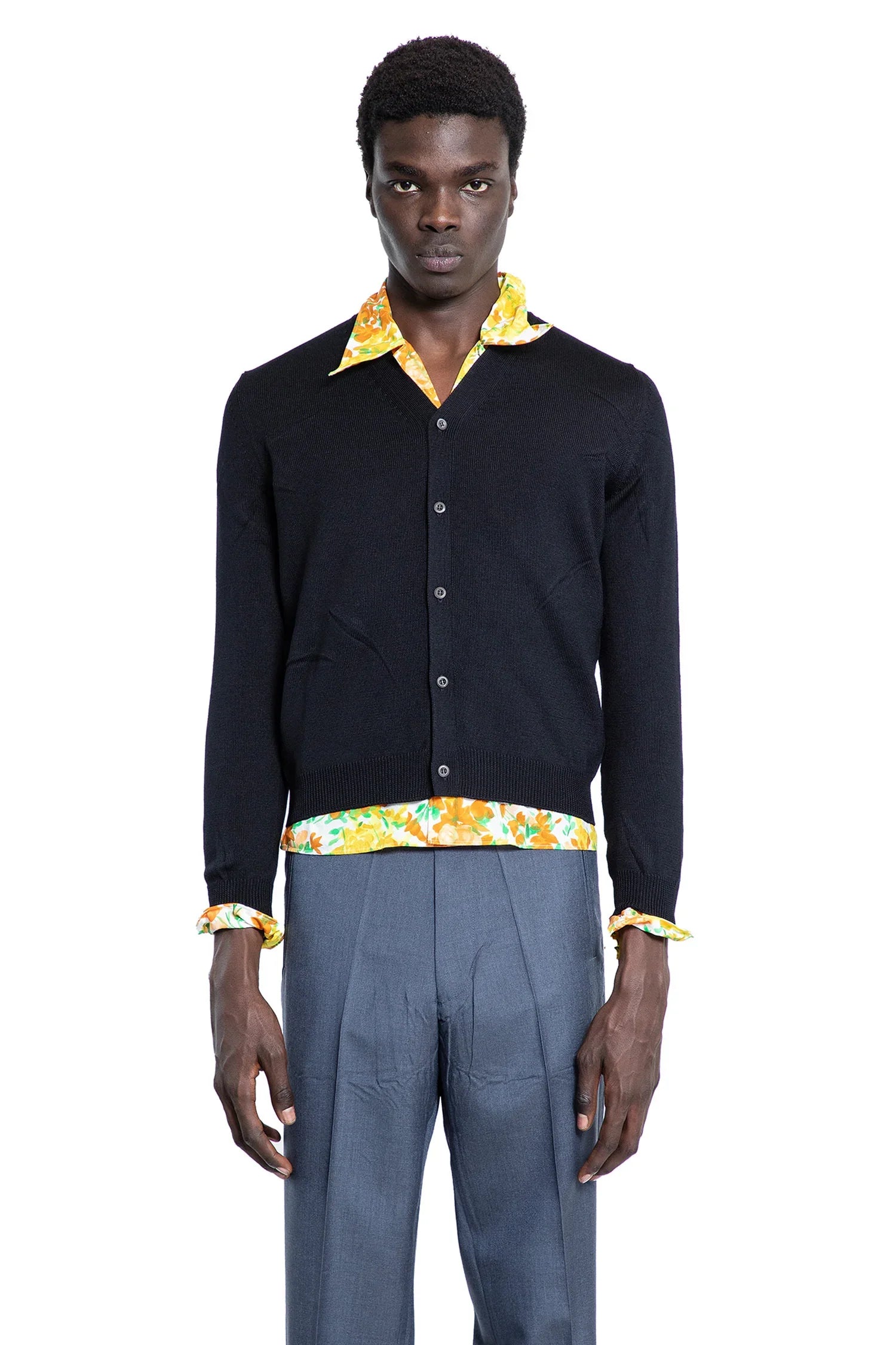PRADA MAN BLACK KNITWEAR - Antonioli.eu